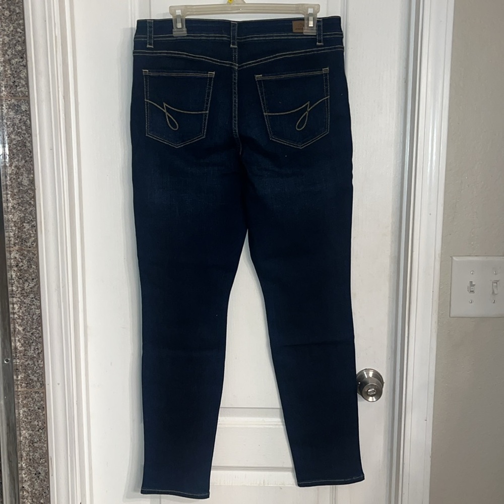 Jordache Skinny mid-rise Dark Blue Women's Jeans - Picture 6 of 7